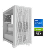 Eclipse 522 White, RTX 4060 Ti 8GB, Intel Core i7, 32GB RAM, 1TB SSD Storage,  White Gaming PC