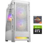 Eclipse 333, RTX 4060Ti 8GB, AMD Ryzen 7, 32GB RAM, 1TB SSD Storage,  White Gaming PC