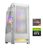 Eclipse 333, RTX 4060Ti 8GB, AMD Ryzen 7, 32GB RAM, 1TB SSD Storage,  White Gaming PC