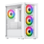 Eclipse 102, AMD Radeon RX 6600 8GB, AMD Ryzen 5, 16GB RAM, 512GB SSD, White Gaming PC