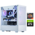 Eclipse Snow V2, RTX 4070 Super, AMD Ryzen 7 5700x, 32GB RAM, 1TB SSD Storage, White Gaming PC