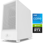Eclipse Pro 5 White, RTX 4060 8GB, Core i5-12400F, 16GB RAM, 1TB SSD, White Gaming PC