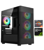BattleBox Zephyr Black | GTX 1650 4GB | AMD Ryzen 3 | 16GB RAM | 480GB SSD | Gaming Desktop PCs