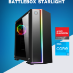 BattleBox Starlight | AMD Radeon RX 6500 XT 4GB | Intel i3 12100F | 16GB RAM | 480GB SSD | Gaming Desktop PCs