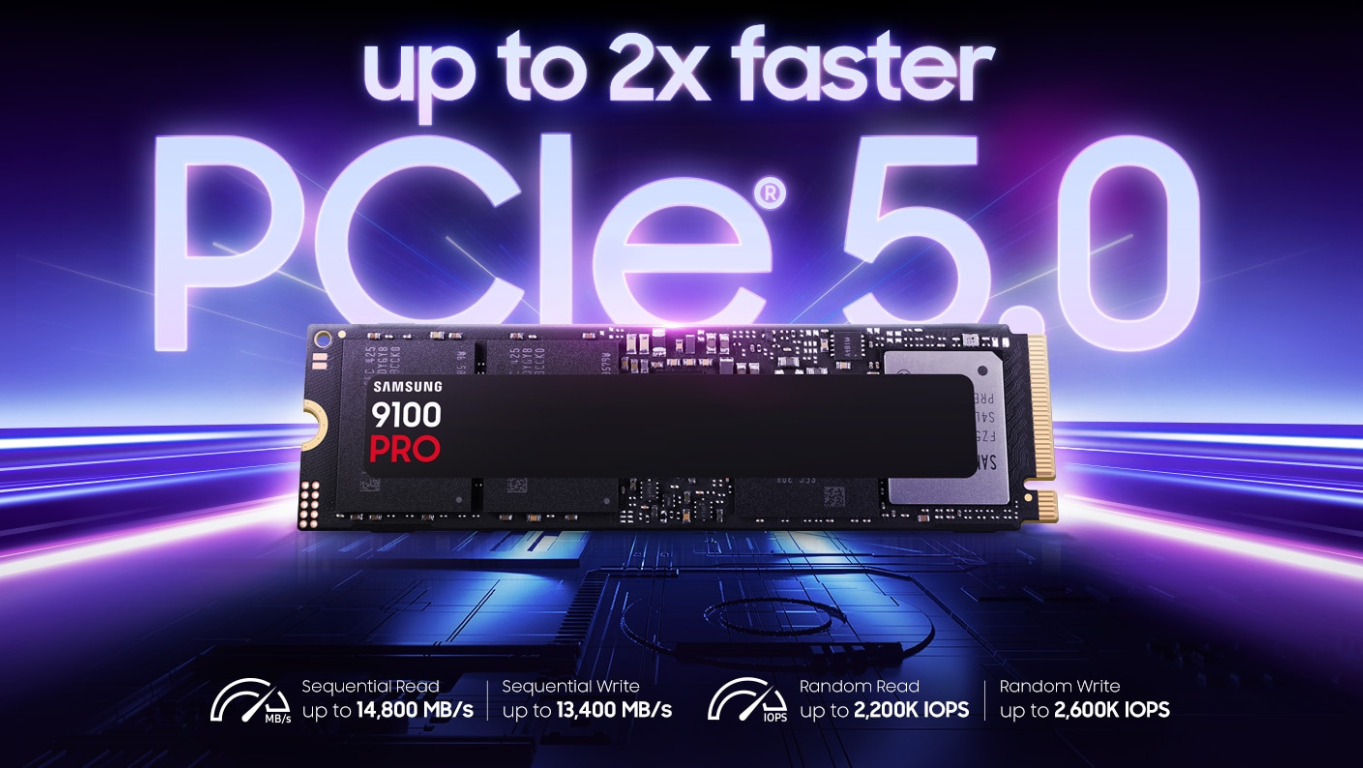 4TB 9100 PRO Gen 5 NVMe M.2 solid state drive
