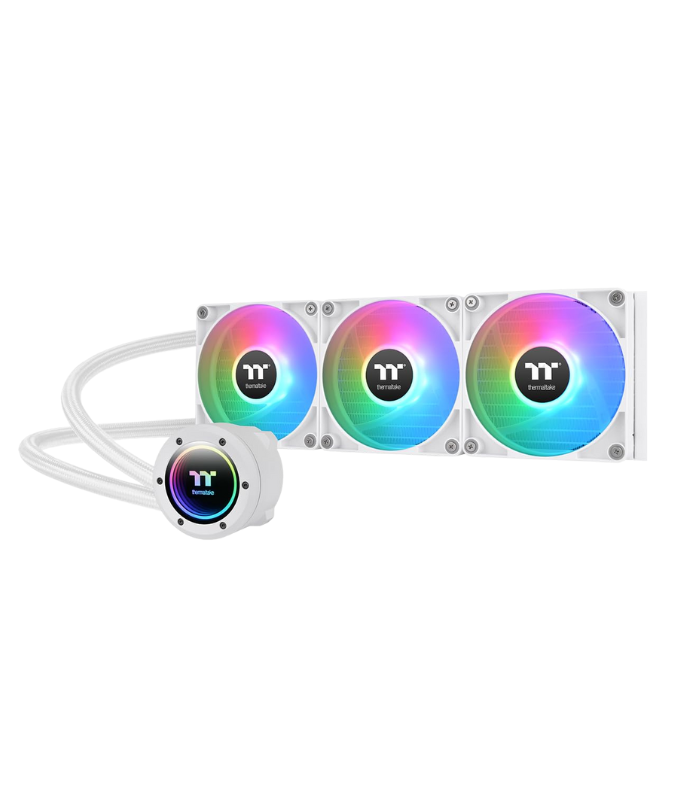Thermaltake TH360 V2 ARGB Processor Thermaltake TH360 V2 ARGB Processor Liquid cooling kit 36 cm White 1 pc(s) - Image 1