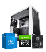 Eclipse 301, Intel Core i5-14400, RTX 5060 8GB, 16GB RAM, 512GB SSD, Windows 11, White Gaming PC