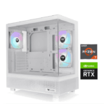 Eclipse 302 AMD Ryzen 7 5700X3D, RTX 3060,16GB RAM, 512GB SSD, Windows 11, White Gaming PC
