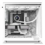 NZXT H6 Flow White Compact Dual-Chamber Tempered Glass PC Case - Image 2