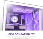 NZXT Kraken 240 Elite V2 2024 White with RGB fans CPU Liquid Cooler - Image 4