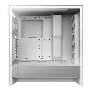 NZXT H5 Flow RGB (2024) Mid Tower Case - White 3 3622626 l b