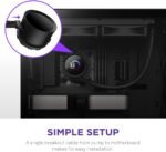 NZXT Kraken 280 Black Non RGB Liquid Cooler - Image 2
