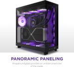 NZXT H6 Flow RGB Compact Dual Chamber Black Mid Tower Case - Image 2