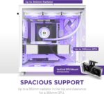 NZXT H6 Flow RGB Compact Dual Chamber White Mid Tower Case - Image 2
