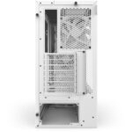 NZXT H5 Flow Mid Tower White, High-Airflow Gaming PC Case, Tempered Glass - Image 4