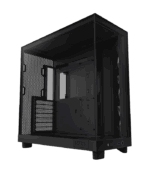 NZXT H6 Flow RGB Black Compact Dual-Chamber Tempered Glass PC Case