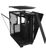 NZXT H6 Flow RGB Black Compact Dual-Chamber Tempered Glass PC Case - Image 3