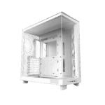 NZXT H6 Flow White Compact Dual-Chamber Tempered Glass PC Case