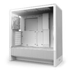 NZXT H5 Flow Mid Tower White, High-Airflow Gaming PC Case, Tempered Glass - Image 3