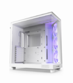 NZXT H6 Flow RGB Compact Dual Chamber White Mid Tower Case