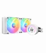 NZXT Kraken 240 Elite V2 2024 White with RGB fans CPU Liquid Cooler