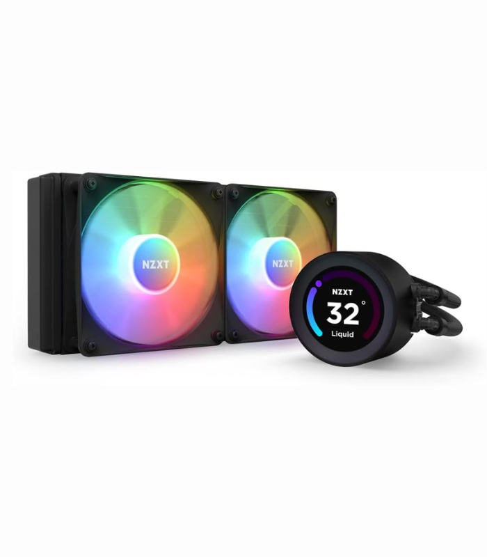 NZXT Kraken Elite 240 Black RGB Fans Liquid Cooler