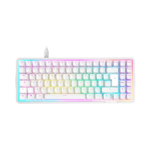 NZXT Function Elite MiniTKL Wired RGB Gaming Keyboard with Magnetic Switches - White