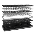 NZXT Function Elite Mini TKL RGB Wired Gaming Keyboard - Black - Image 3