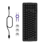 NZXT Function Elite Mini TKL RGB Wired Gaming Keyboard - Black - Image 4