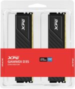 ADATA XPG GAMMIX D35 64GB (2x32GB) DDR4 3200MHz CL16 DIMM RAM – XMP 2.0, Black - Image 2