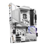 ASRock Z890 PRO RS WiFi White, Intel Z890, ATX, DDR5, HDMI, DP, 2 TB4, Wi-Fi 6E, 2.5G LAN, RGB, 4x M.2 - Image 2