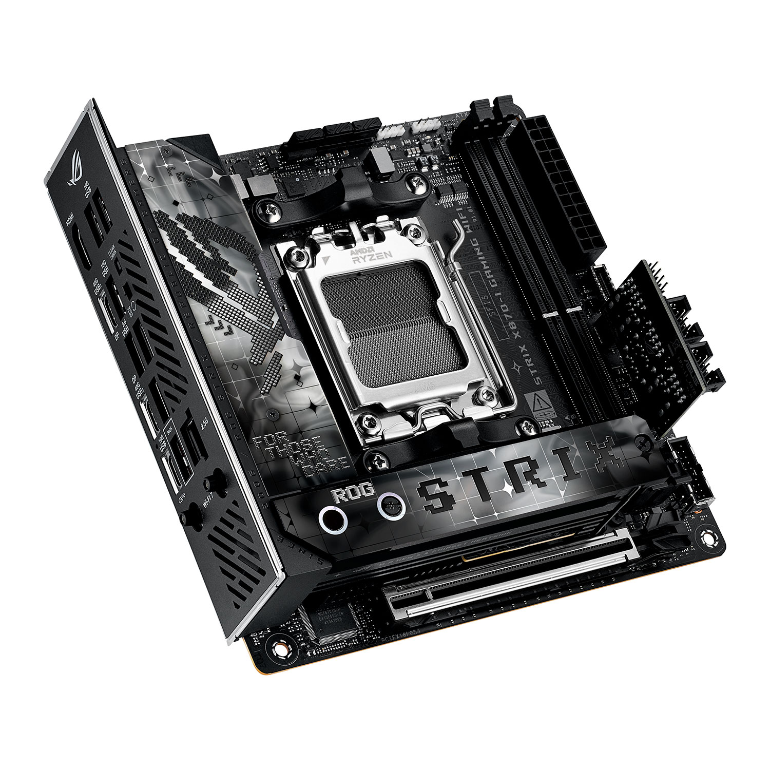 ASUS ROG STRIX X870-I GAMING Asus ROG Strix X870-I Gaming WiFi, AM5, Mini-ITX, DDR5, USB4, Wi-Fi 7 - Image 3
