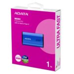 Adata SE880 1TB External SSD, USB 3.2 Gen2 Type-C/Type-A, Blue - Image 2