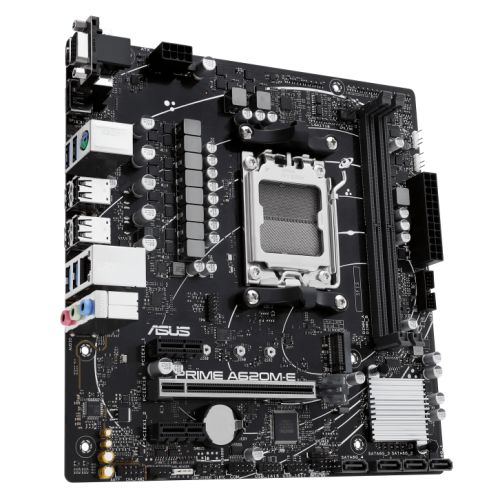Asus PRIME A620M-E-CSM - Corporate Stable Model, AMD A620, AM5, Micro ATX, 2 DDR5, VGA, HDMI, DP, GB LAN, PCIe4, 1x M.2. Asus PRIME A620M-E-CSM, AMD A620, Micro ATX, DDR5, VGA, HDMI, DP, GB LAN, PCIe 4.0, M.2 - Image 3