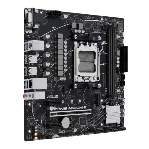 Asus PRIME A620M-E-CSM - Corporate Stable Model, AMD A620, AM5, Micro ATX, 2 DDR5, VGA, HDMI, DP, GB LAN, PCIe4, 1x M.2 Asus PRIME A620M-E-CSM, AMD A620, Micro ATX, DDR5, VGA, HDMI, DP, GB LAN, PCIe 4.0, M.2 - Image 4
