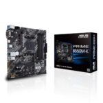 Asus PRIME B550M-K, AMD B550, AM4, Micro ATX, 4 DDR4, VGA, DVI, HDMI, PCIe4, M.2 - Image 3
