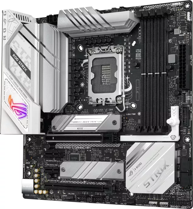 Asus ROG STRIX B760-G GAMING WIFI, Micro ATX, Intel B760, DDR5, Wi-Fi 6E, PCIe5, 2x M.2, RGB. Asus ROG STRIX B760-G GAMING WIFI, Micro ATX, Intel B760, DDR5, Wi-Fi 6E, PCIe5, 2x M.2, RGB - Image 3