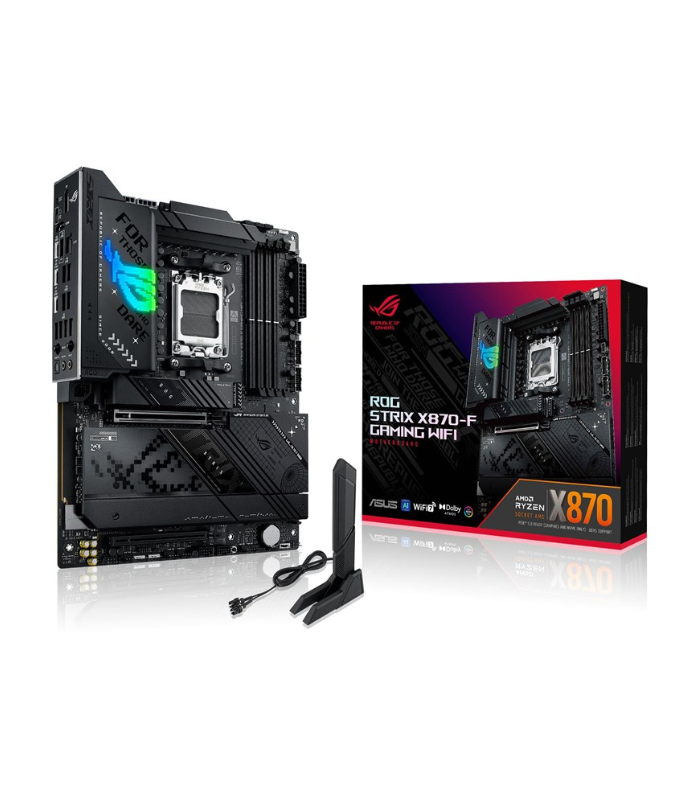 Asus ROG STRIX X870-F GAMING WIFI, ATX, AMD X870, DDR5, Wi-Fi 7, USB4, 4x M.2, PD 30W
