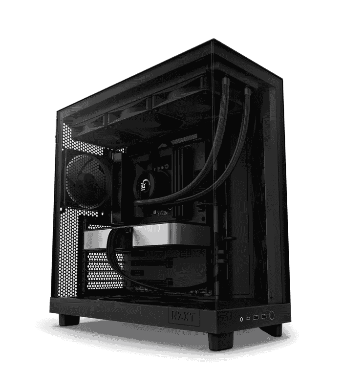 NZXT H6 Flow Compact Dual Chamber Black Mid Tower Case