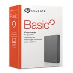 Seagate 2TB Basic Portable External HDD, 2.5", USB 3.0, Grey - Image 2