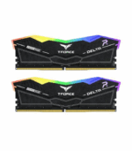 Team T-Force Delta RGB 32GB Kit (2 x 16GB), DDR5, 6000MHz (PC5-48000), CL30, ECC, AMD EXPO & XMP 3.0, PMIC, DIMM Memory, Black.