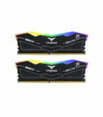 Team T-Force Delta RGB 64GB Kit (2 x 32GB), DDR5, 6000MHz (PC5-48000), CL38, ECC, AMD EXPO & XMP 3.0, PMIC, DIMM Memory, Black