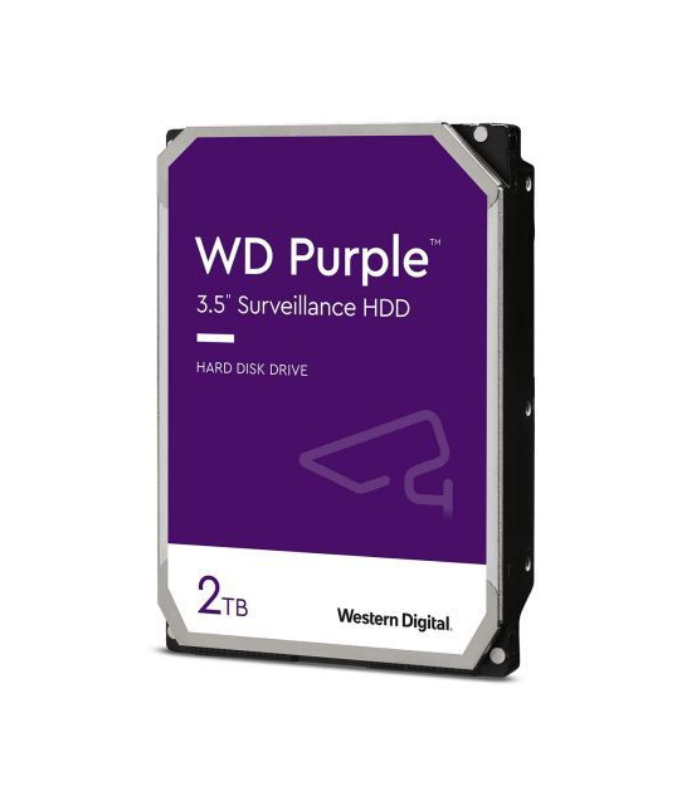 WD 2TB Purple Surveillance HDD, 3.5", SATA3, 64MB Cache, OEM