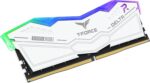 Team T-Force Delta RGB 64GB Kit (2 x 32GB), DDR5, 6000MHz (PC5-48000), CL38, ECC,  XMP 3.0, PMIC, DIMM Memory, White - Image 2