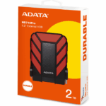 ADATA 2TB HD710 Pro Rugged External Hard Drive, 2.5", USB 3.1, IP68 Water/Dust Proof, Shock Proof, Red