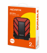 ADATA 2TB HD710 Pro Rugged External Hard Drive, 2.5", USB 3.1, IP68 Water/Dust Proof, Shock Proof, Red