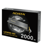 ADATA 2TB Legend 860 M.2 NVMe Gen4 SSD, M.2 2280, PCIe4, R/W 6000/5000 MB/s, PS5 Compatible