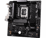 Asrock B860M PRO-A WIFI, Intel B860, 1851, Micro ATX, 4 DDR5, HDMI, DP, Wi-Fi 6E, 2.5G LAN, 3x M.2 - Image 4