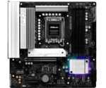 Asrock B860M PRO RS, Intel B860, 1851, Micro ATX, 4 DDR5, HDMI, DP, 2.5G LAN, RGB, 3x M.2 - Image 2
