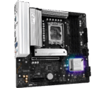 Asrock B860M PRO RS, Intel B860, 1851, Micro ATX, 4 DDR5, HDMI, DP, 2.5G LAN, RGB, 3x M.2 - Image 4